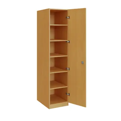 Q 14-40 skříň šatní, 1-dvéřová, 400x600x1800mm, buk royal